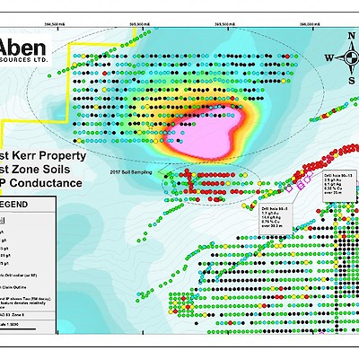 2017 Forrest Kerr, BC Soil Sampling Map